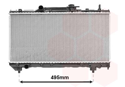 VAN WEZEL Radiaator,mootorijahutus 53002141